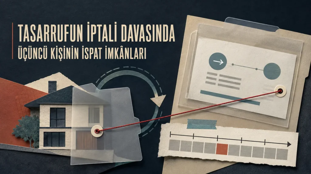 Tasarrufun iptali davasında davalı üçüncü kişinin savunması ve ispat imkanları
